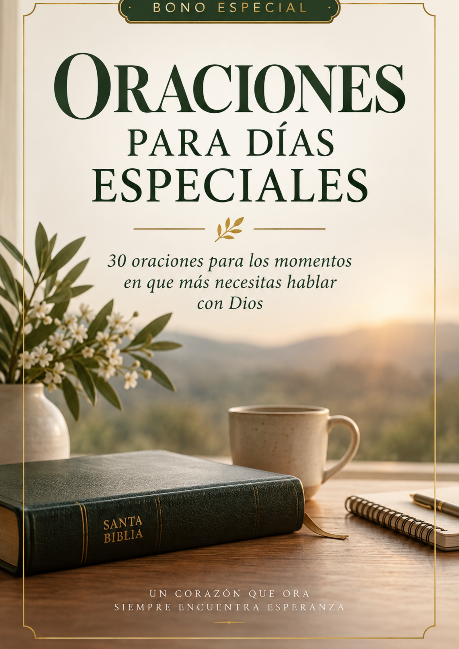 Capa de Oraciones para Días Especiales